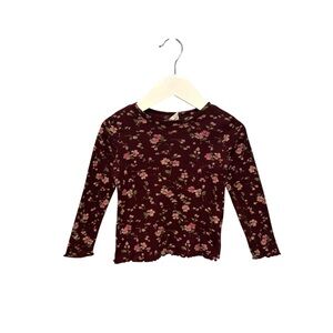 ⭐️ 5/$30 Gap Kids Floral LS Shirt size 2 Years